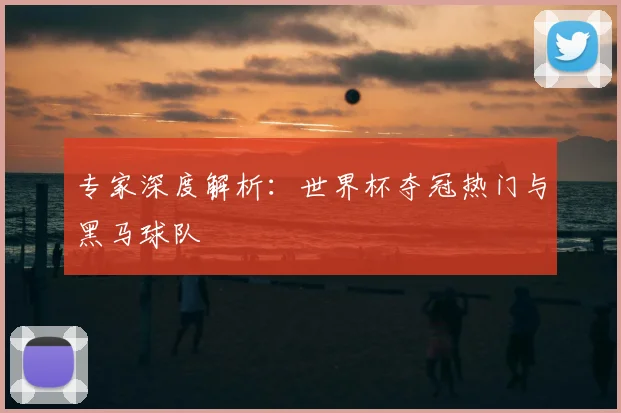 专家深度解析:世界杯夺冠热门与黑马球队